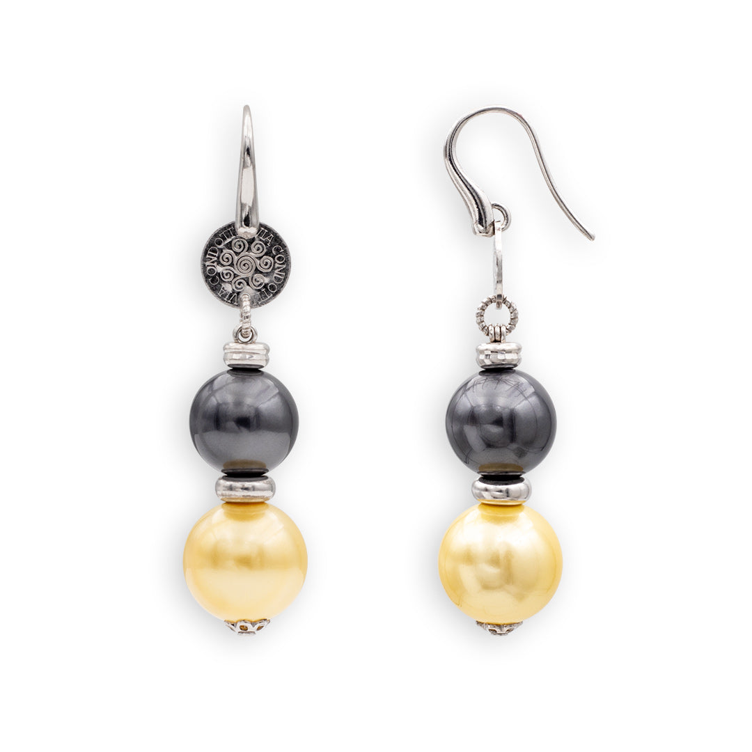 Argento deals pearl earrings